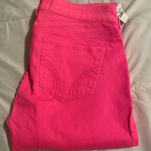 Pink Hollister Skinny Jeans - never worn